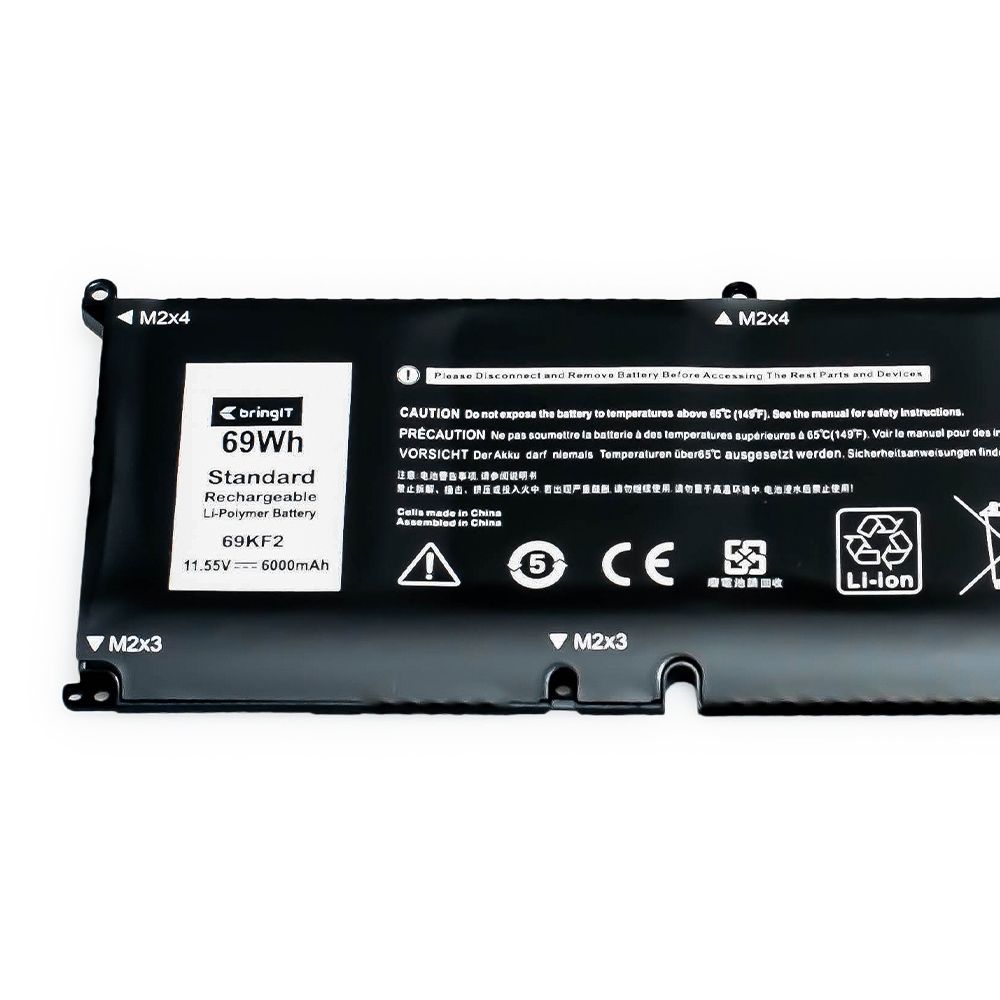 Bateria para Notebook compatível com o Dell M17 R3, 11.55 V 6000 mAh, com recarga inteligente e 12 meses de garantia.