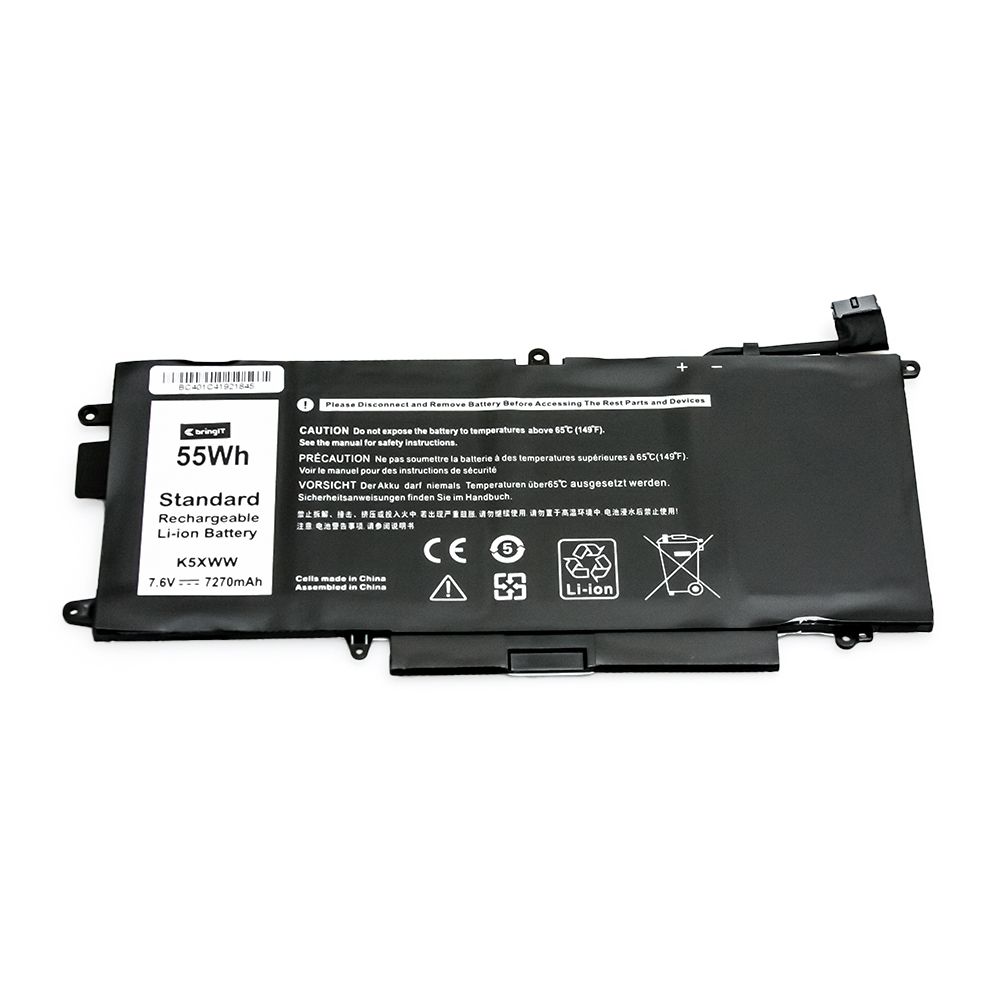 Bateria para Notebook compatível com o Dell Latitude 7390 2-IN-1, 7.6 V 7270 mAh, com recarga inteligente e 12 meses de garantia.
