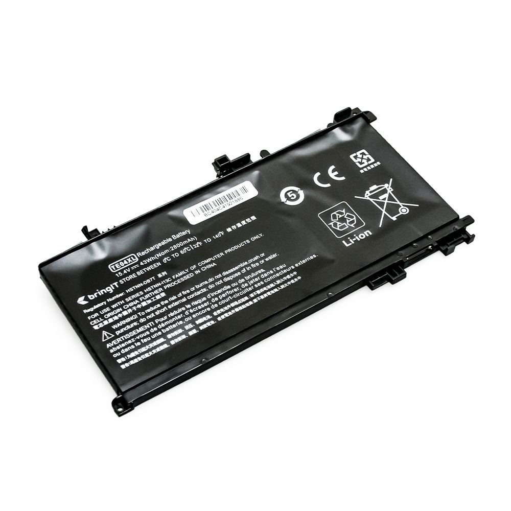 Bateria para Notebook compatível com o Hp 15-AX240TX, 15.4 V 2800 mAh, com recarga inteligente e 12 meses de garantia.