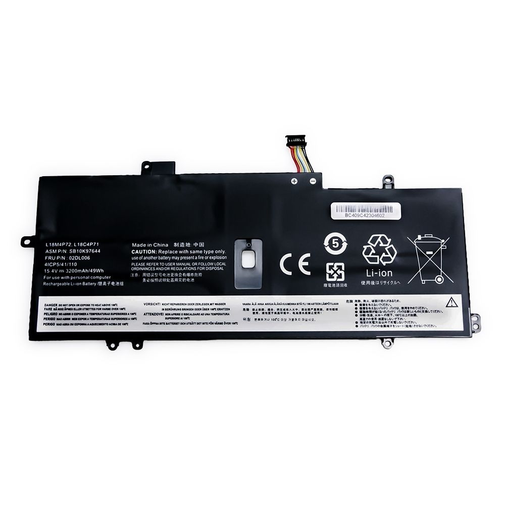 Bateria para Notebook Lenovo Part Number 02DL006