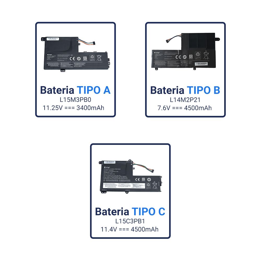Bateria para Notebook Lenovo Part Number ASM 5B10J40590
