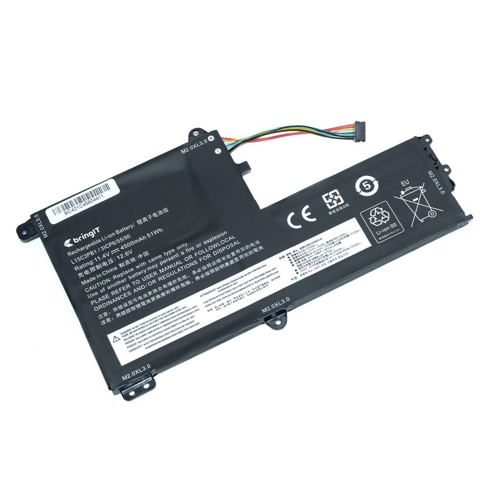 Bateria para Notebook Lenovo 330S-15IKB 11.4V 4500mAh com recarga inteligente e 12 meses de garantia