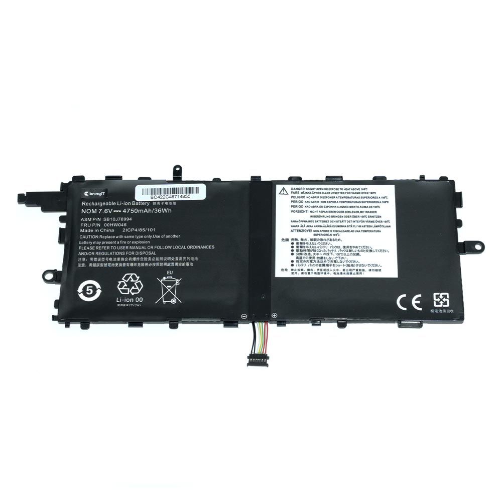 Bateria para Notebook Lenovo Thinkpad Tablet SB10J78993