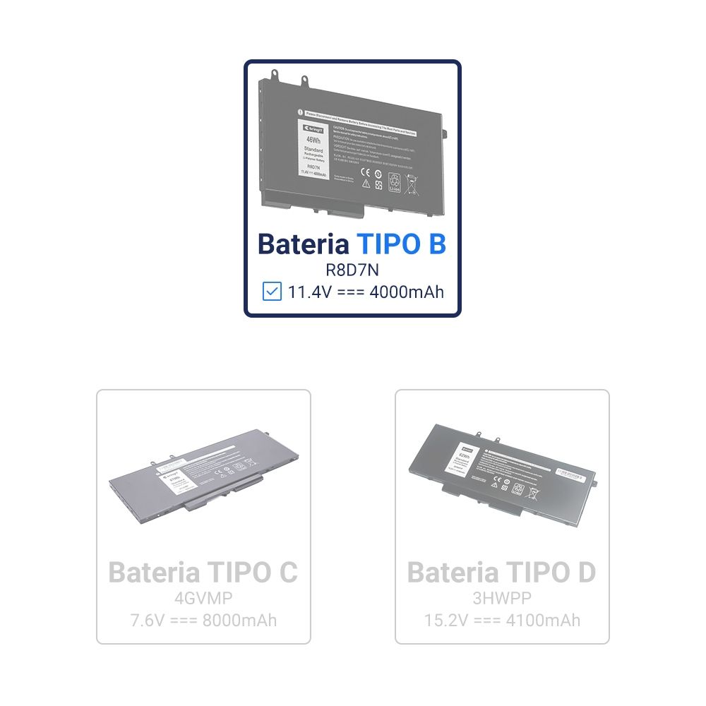 Bateria para Notebook Dell 1V1XF 11.4V