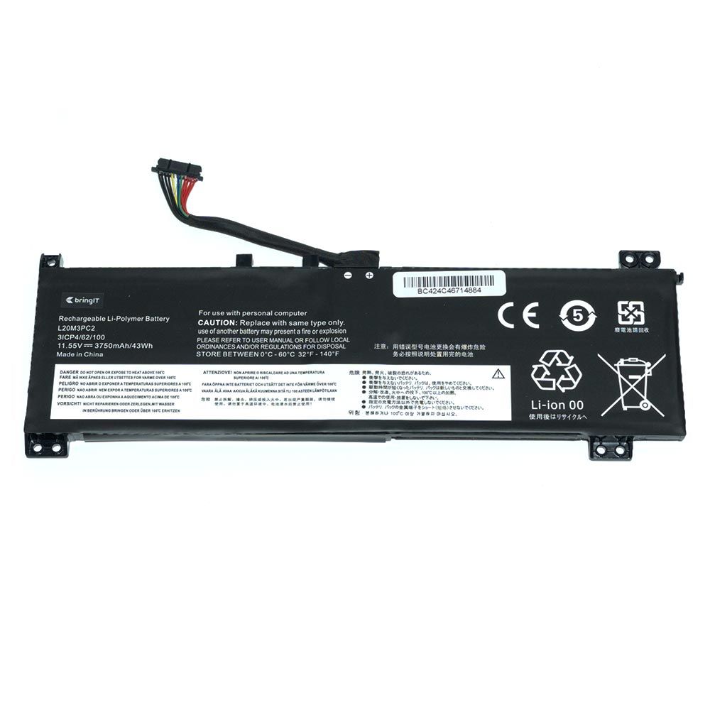 Bateria para Notebook Lenovo Ideapad Gaming 3 15IHU6-82K101FAPB