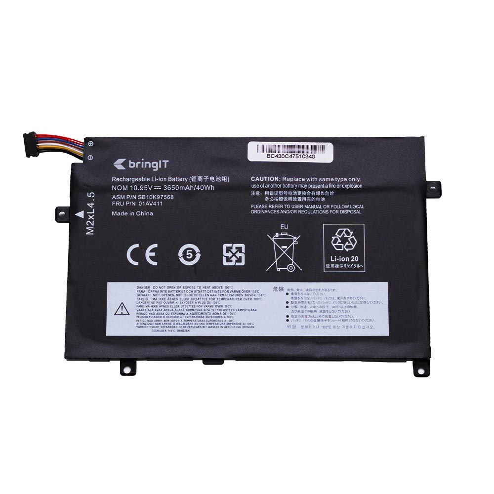 Bateria para Notebook Lenovo Thinkpad E470-20H2
