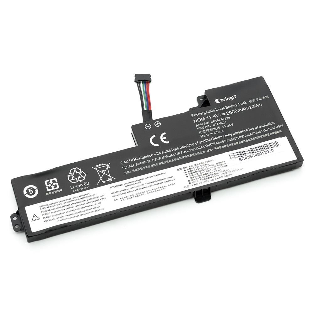 Bateria para Notebook Lenovo Thinkpad T470-20HD0002AT 11.4 V