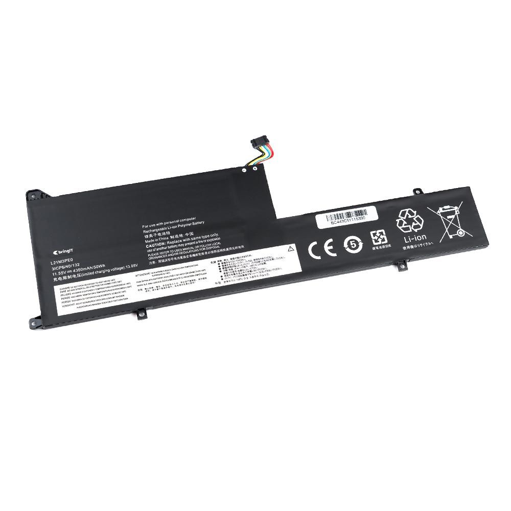 Bateria para Notebook Lenovo Ideapad Flex 5 16IRU8 11.55 V 4350 mAh com recarga inteligente e 12 meses de garantia