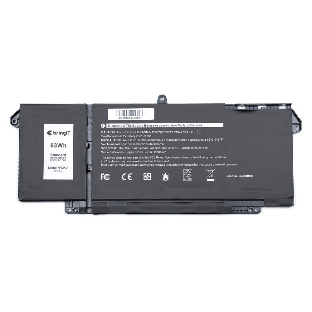 Bateria para Notebook Dell Latitude 5320 15.2V 4100mAh com recarga inteligente e 12 meses de garantia