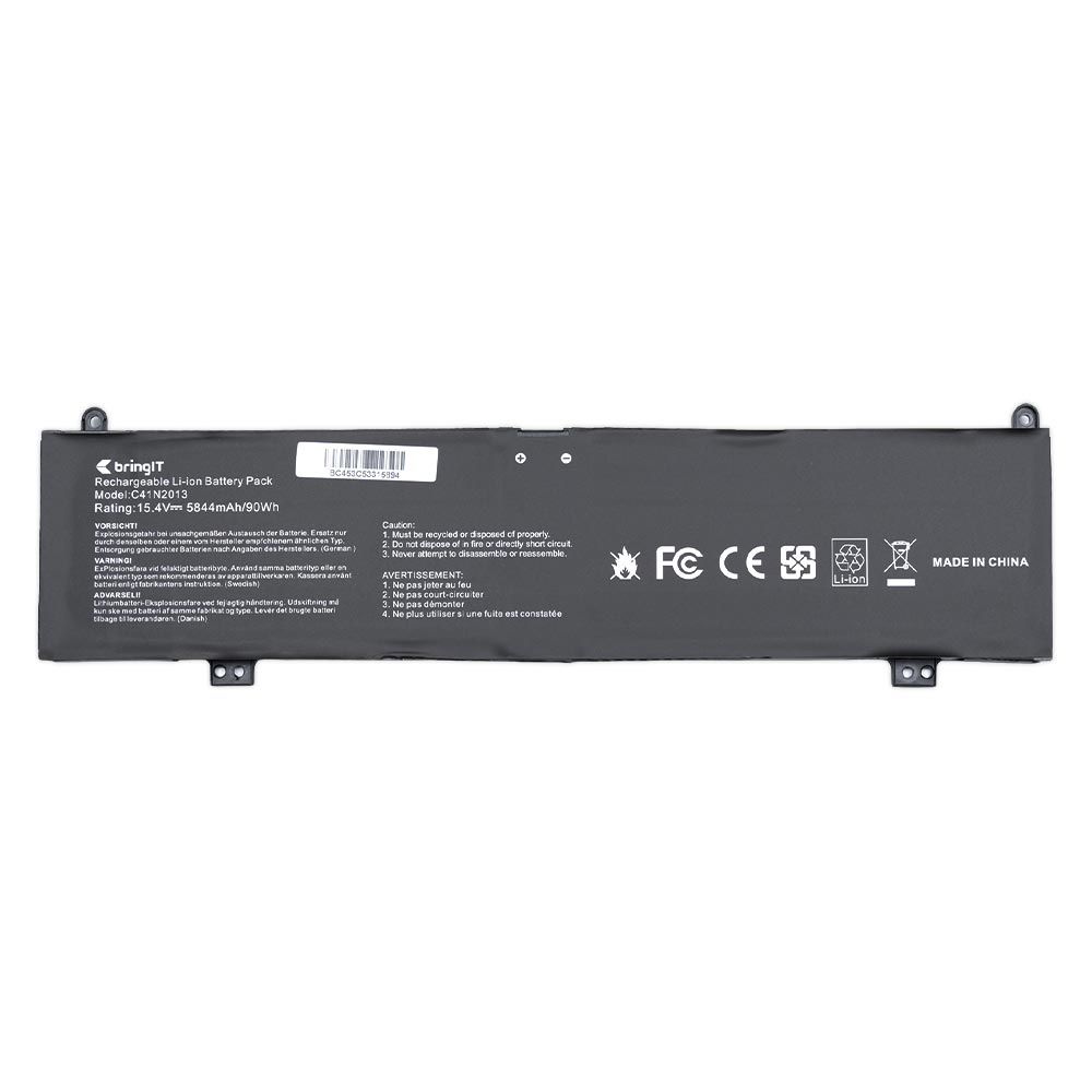 Bateria para Notebook Asus Rog Zephyrus M16 GU603HM-K8044T 15.4V 5800mAh com recarga inteligente e 12 meses de garantia