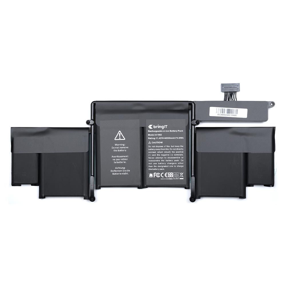 Bateria para Notebook Apple Macbook Pro Core I7 A1502(EMC 2835) 11.42V 6559mAh com recarga inteligente e 12 meses de garantia