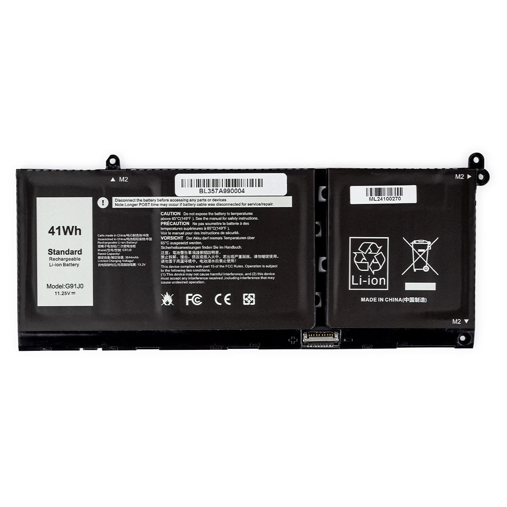 Bateria para Notebook Dell Latitude 3320 G91J0 11.4V 3600mAh com recarga inteligente e 12 meses de garantia