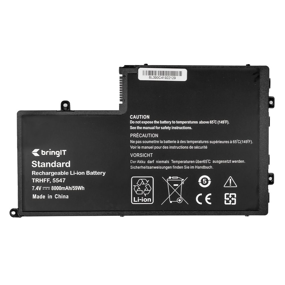 Bateria para Notebook Dell Inspiron 15-5545 7.4V 8000mAh com recarga inteligente e 12 meses de garantia