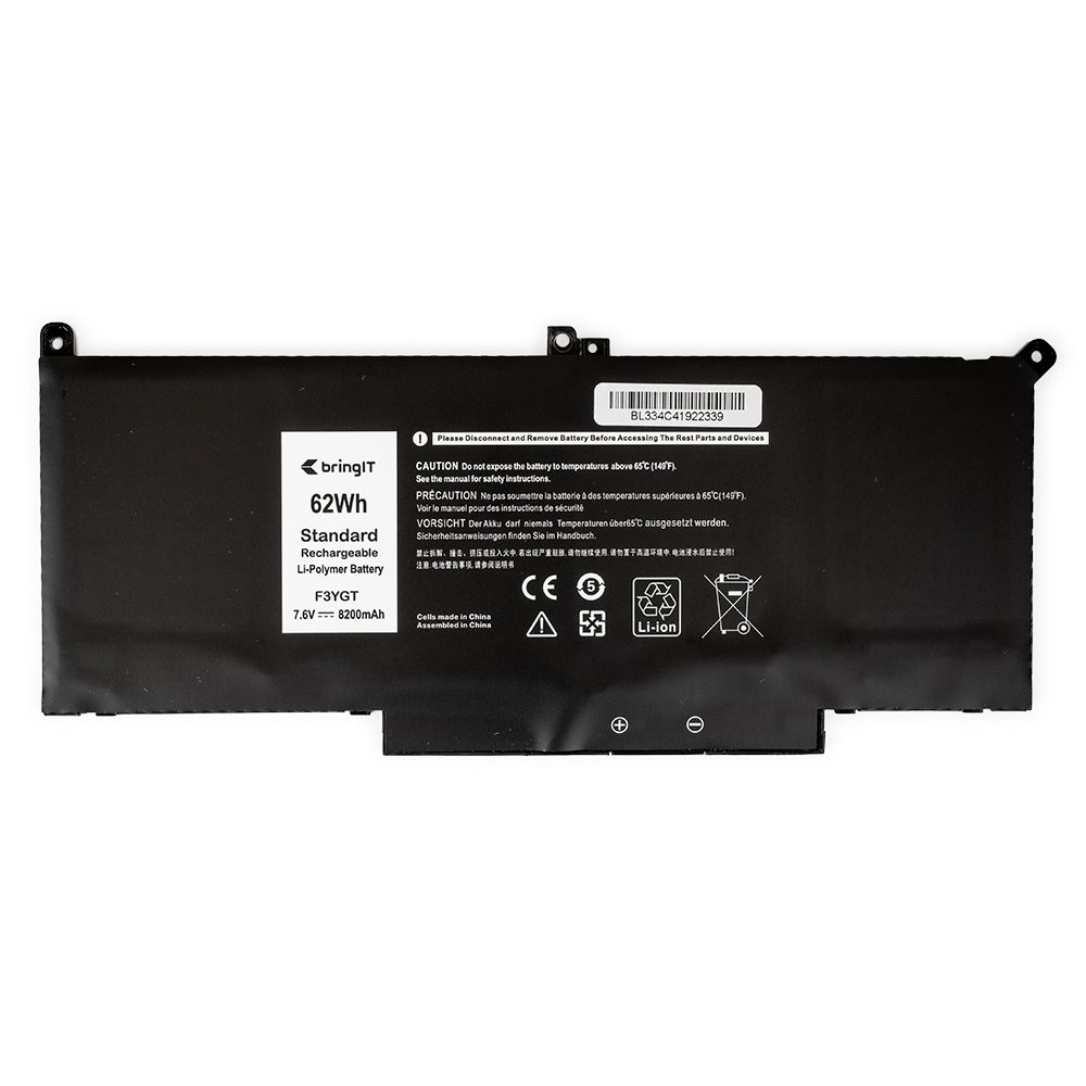 Bateria para Notebook compatível com o Dell N023L7480-D1706CN, 7.6 V 8200 mAh, com recarga inteligente e 12 meses de garantia.