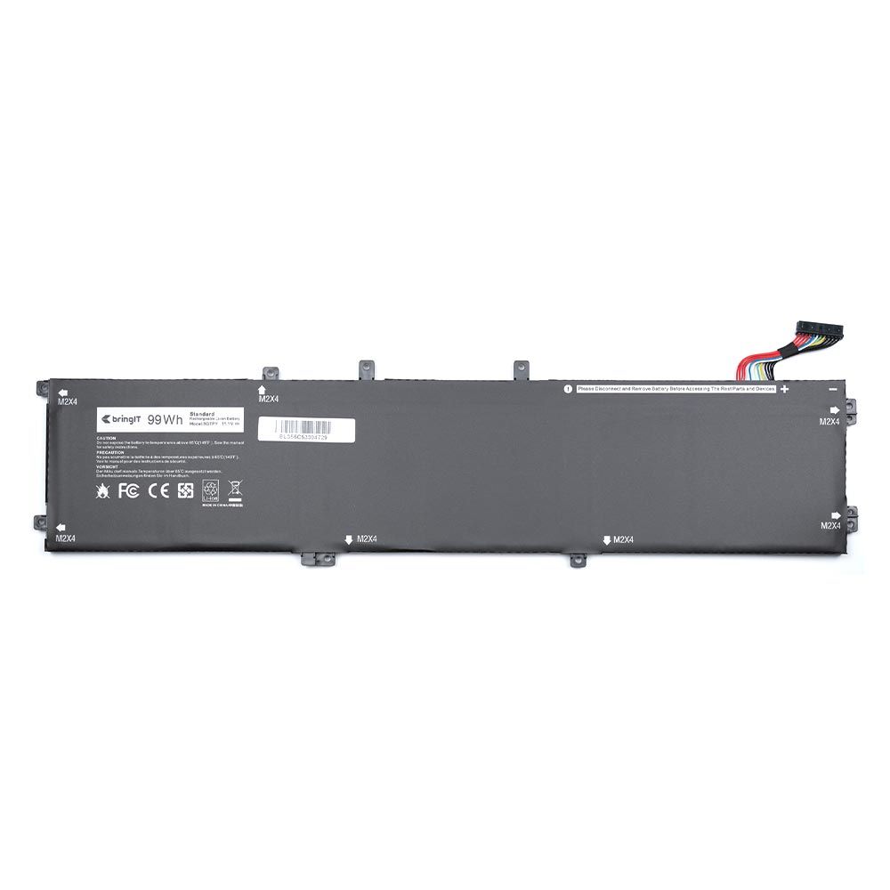 Bateria para Notebook Dell Part Number 1P6KD 11.1V 6700mAh com recarga inteligente e 12 meses de garantia