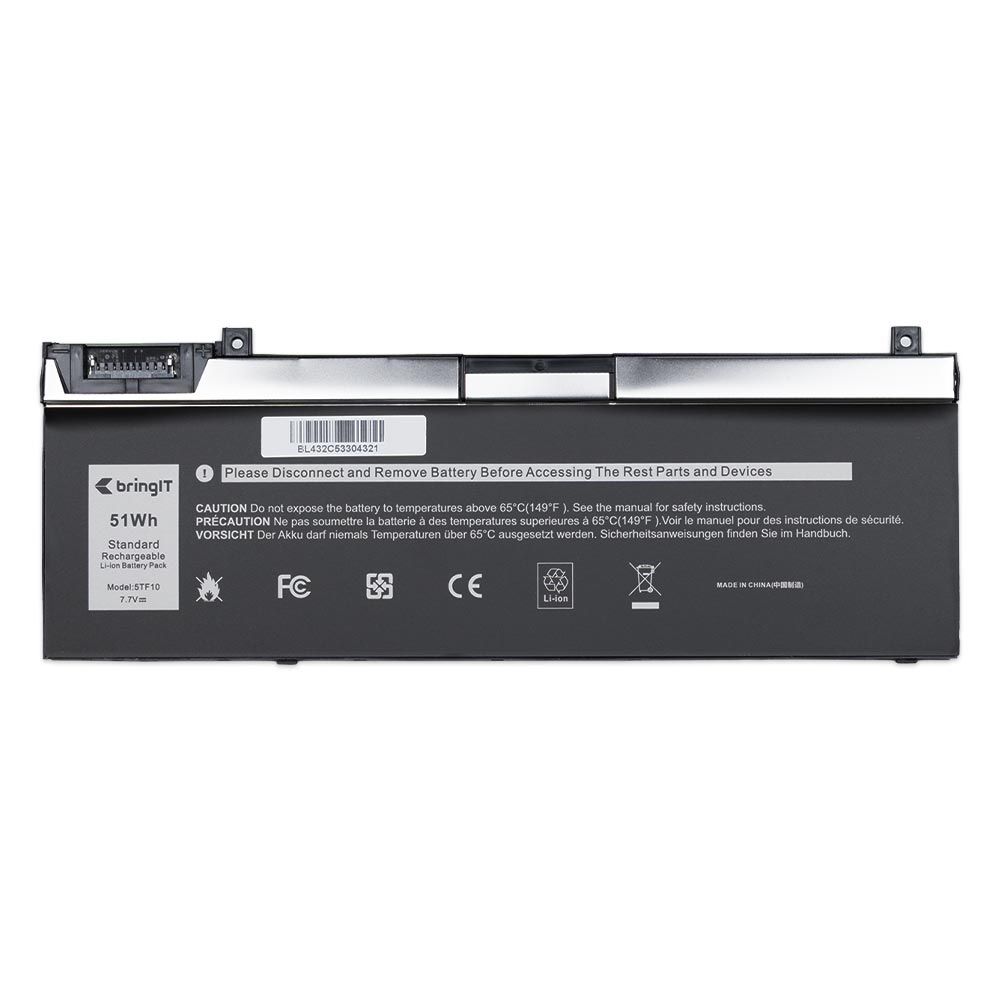 Bateria para Notebook Dell Precision 7530 7.7V 6700mAh com recarga inteligente e 12 meses de garantia
