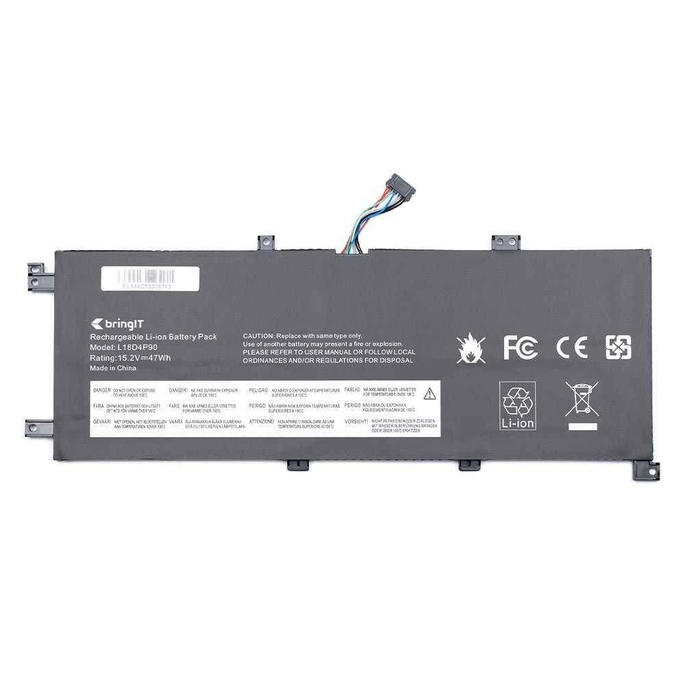 Bateria para Notebook Lenovo Thinkpad S2 GEN 6 15.2V 3100mAh com recarga inteligente e 12 meses de garantia