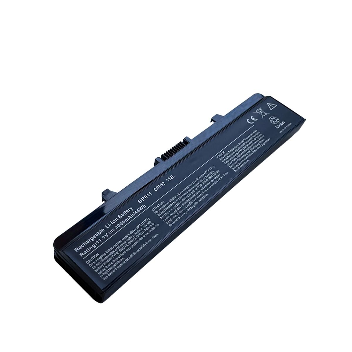 Bateria para Notebook compatível com o Dell Inspiron 1440, 10.8 V 4000 mAh, com recarga inteligente e 12 meses de garantia.