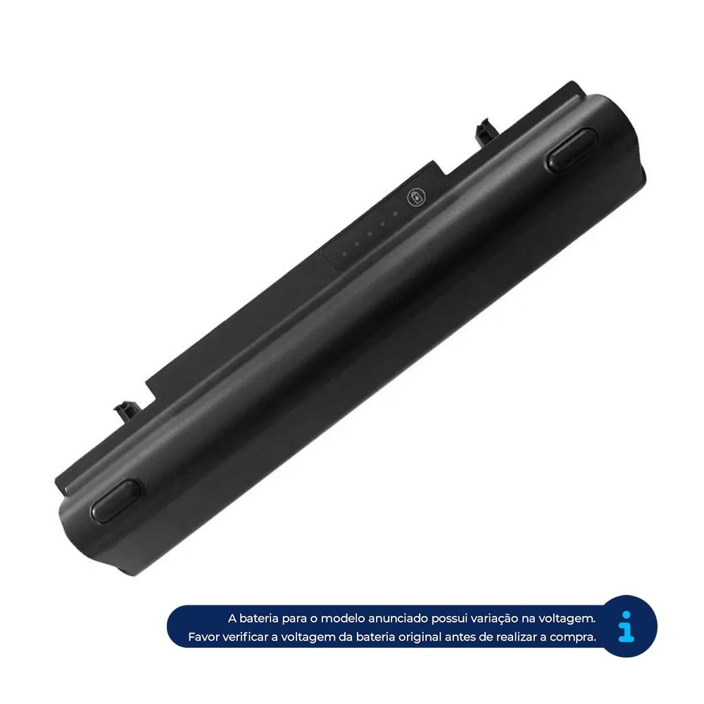 Bateria para Notebook compatível com o Samsung Np Series NP300E5A-A02UB, 10.8 V 6000 mAh, com recarga inteligente e 12 meses de garantia.