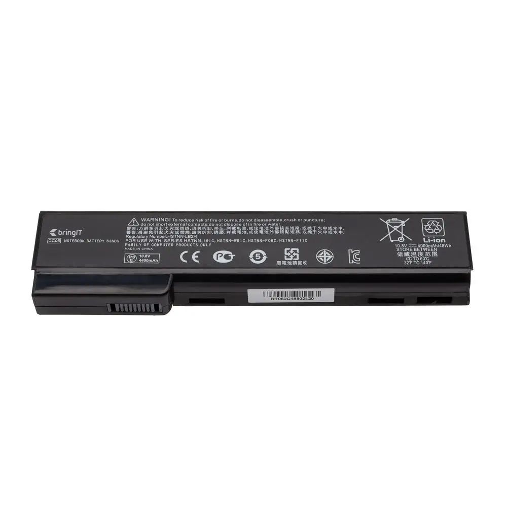 Bateria para Notebook compatível com o Hp Probook 8460P 8470P, 10.8 V 4000 mAh, com recarga inteligente e 12 meses de garantia.