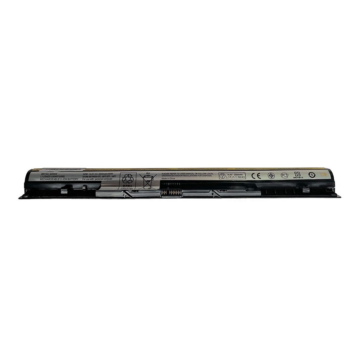 Bateria para Notebook compatível com o Lenovo G50-70, 14.4 V 2000 mAh, com recarga inteligente e 12 meses de garantia.