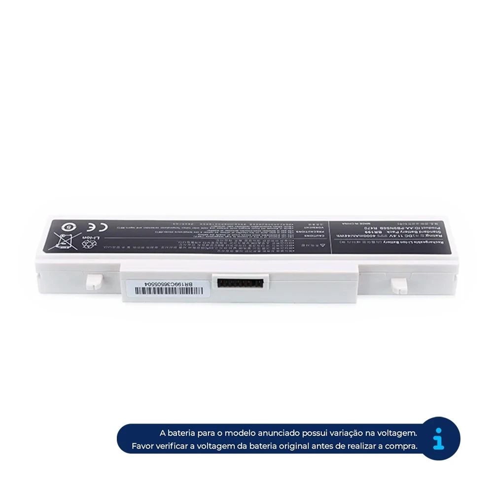Bateria para Notebook Samsung Part Number AA-PB9NS6W 11.4V 4000mAh