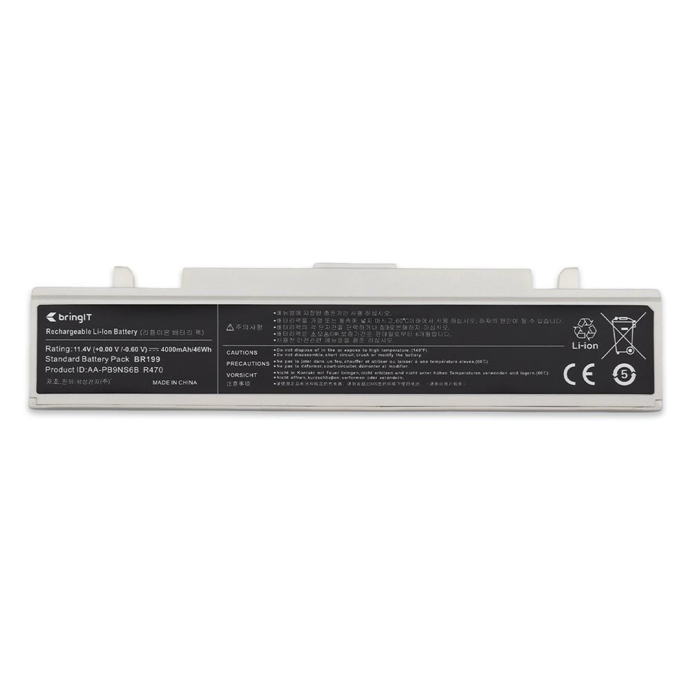 Bateria para Notebook Samsung Np Series NP-RV420-AD3BR 11.4V 4000mAh com recarga inteligente e 12 meses de garantia