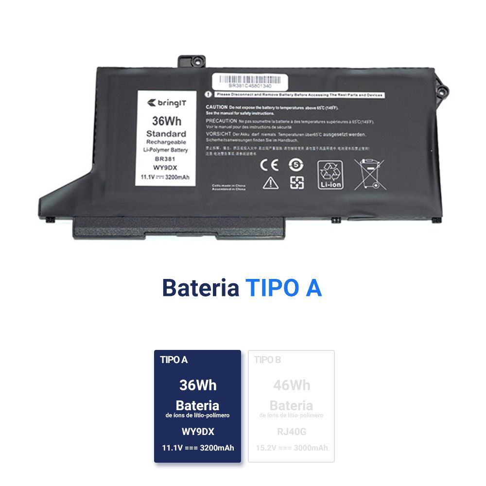 Bateria para Notebook Dell Latitude 5420 11.1V