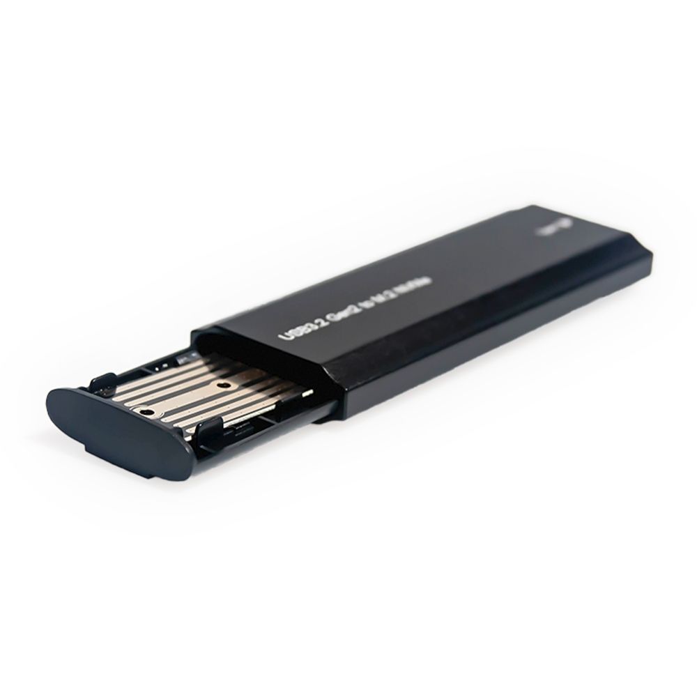 Case SSD Externo M.2 Nvme Tipo C USB 3.1 Preto