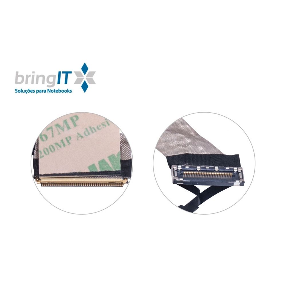 Cabo Flat para Notebook Acer Aspire 5820TZG SERIES, 40 Pinos, indicado para restaurar a qualidade da imagem da sua tela e 3 meses de garantia.
