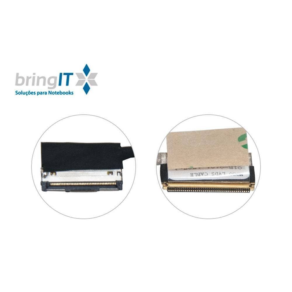 Cabo Flat para Notebook Sony Vaio Part Number 015-0101-1507_A, 40 Pinos, indicado para restaurar a qualidade da imagem da sua tela e 3 meses de garantia.