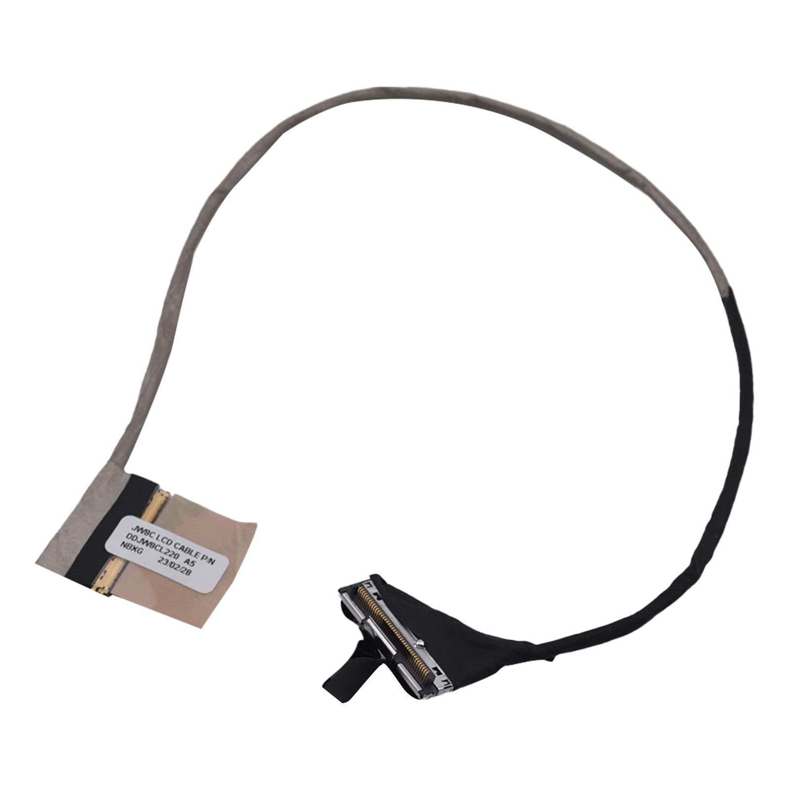 Cabo Flat para Notebook Dell Part Number DDJW8CLC220, 40 Pinos, indicado para restaurar a qualidade da imagem da sua tela e 3 meses de garantia.