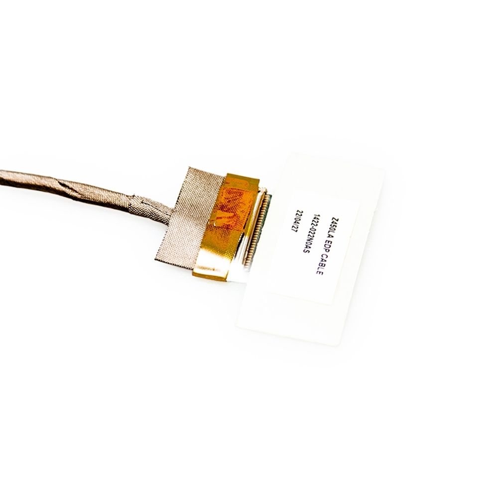 Cabo Flat para Notebook Asus Z450UA-WX004T, 30 Pinos, indicado para restaurar a qualidade da imagem da sua tela e 3 meses de garantia.