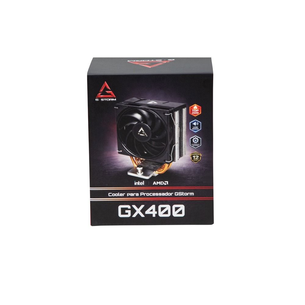 Cooler para Processador GStorm GX400 AMD e Intel 120mm Preto