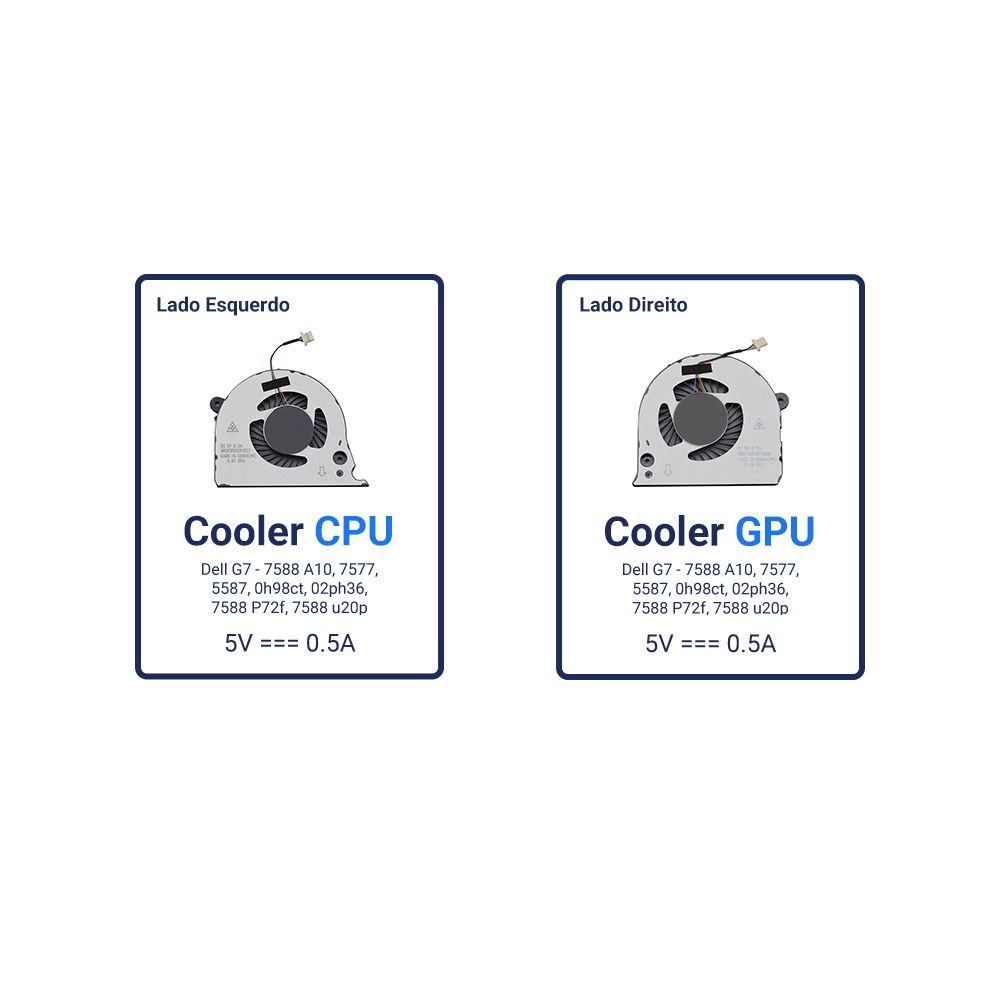 Cooler para Notebook Dell Gamer G7-7588-U20P
