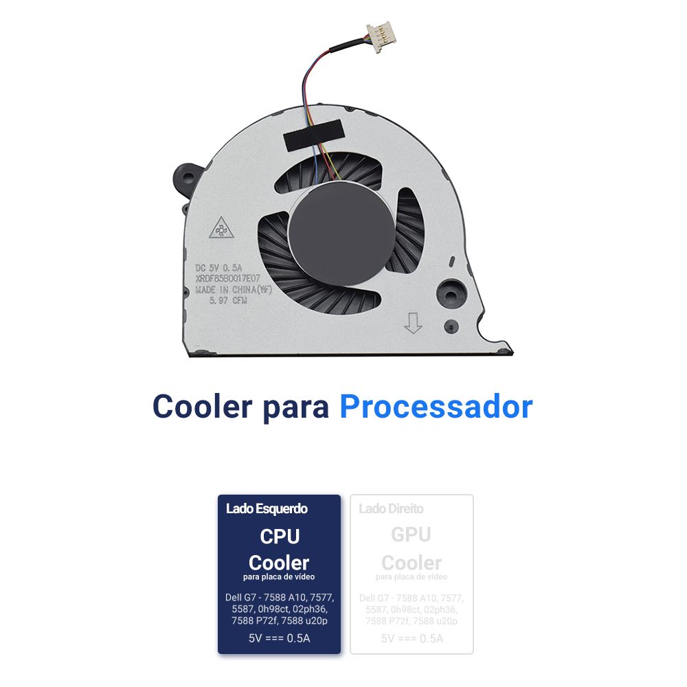 Cooler para Notebook Dell Inspiron P72F002