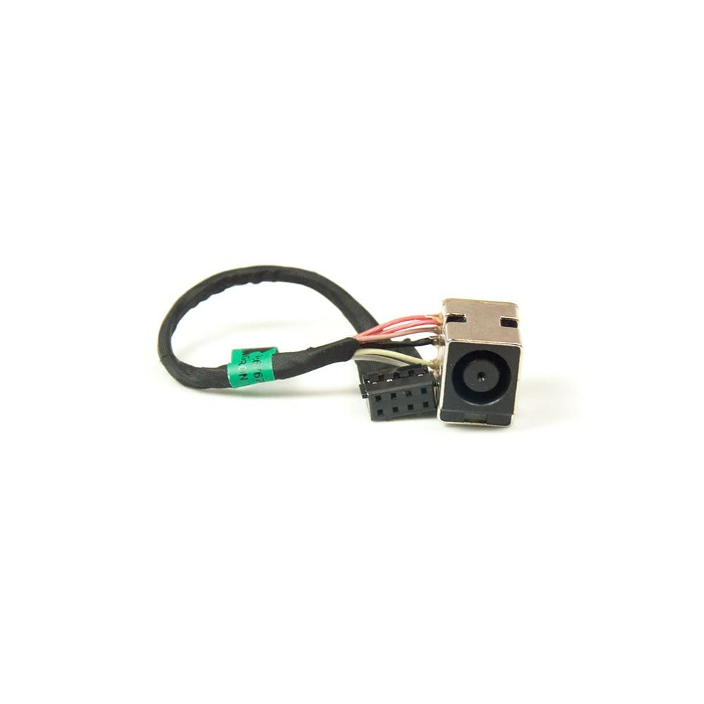 DC Jack para Notebook HP Part Number 710431-FD1, 7.4mm x 5.0mm Com Cabo, assegura uma recarga estável e eficiente e 3 meses de garantia.