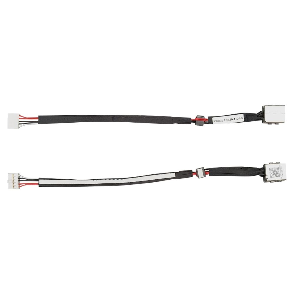 DC Jack para Notebook Dell Part Number P39F, 7.4mm x 5.0mm Com Cabo, assegura uma recarga estável e eficiente e 3 meses de garantia.
