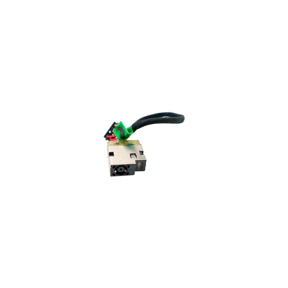DC Jack para Notebook HP Part Number 717370-SD6, 4.5mm x 3.0mm Com Cabo, assegura uma recarga estável e eficiente e 3 meses de garantia.