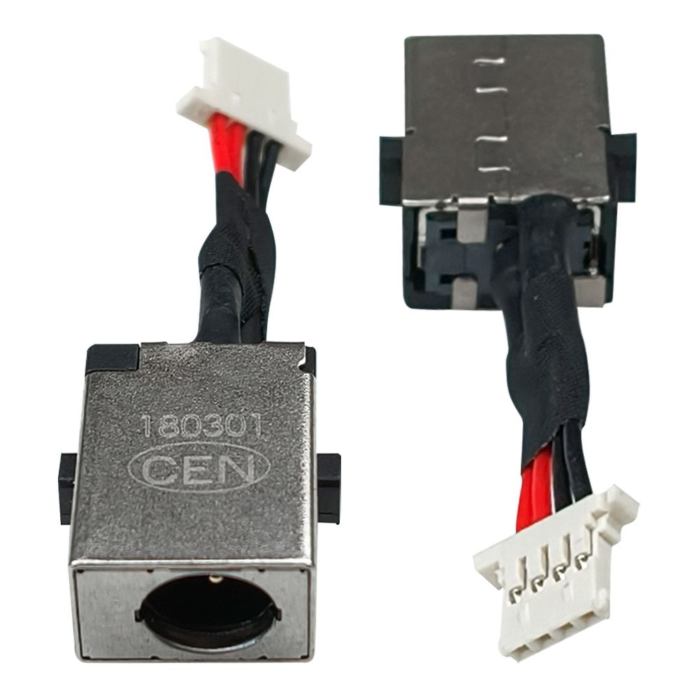 DC Jack para Notebook Acer Aspire A315-54, 5.5mm x 1.7mm Com Cabo, assegura uma recarga estável e eficiente e 3 meses de garantia.