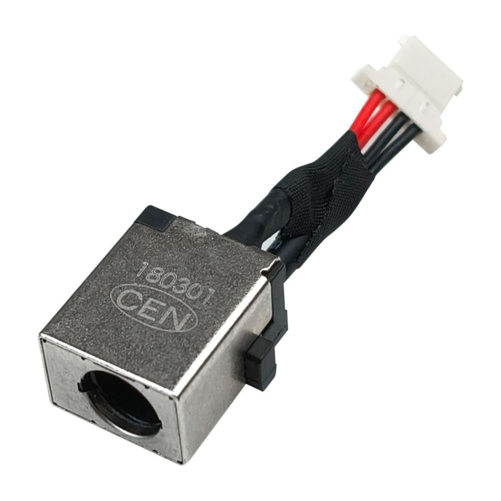 DC Jack para Notebook Acer Aspire A515-43, 5.5mm x 1.7mm Com Cabo, assegura uma recarga estável e eficiente e 3 meses de garantia.