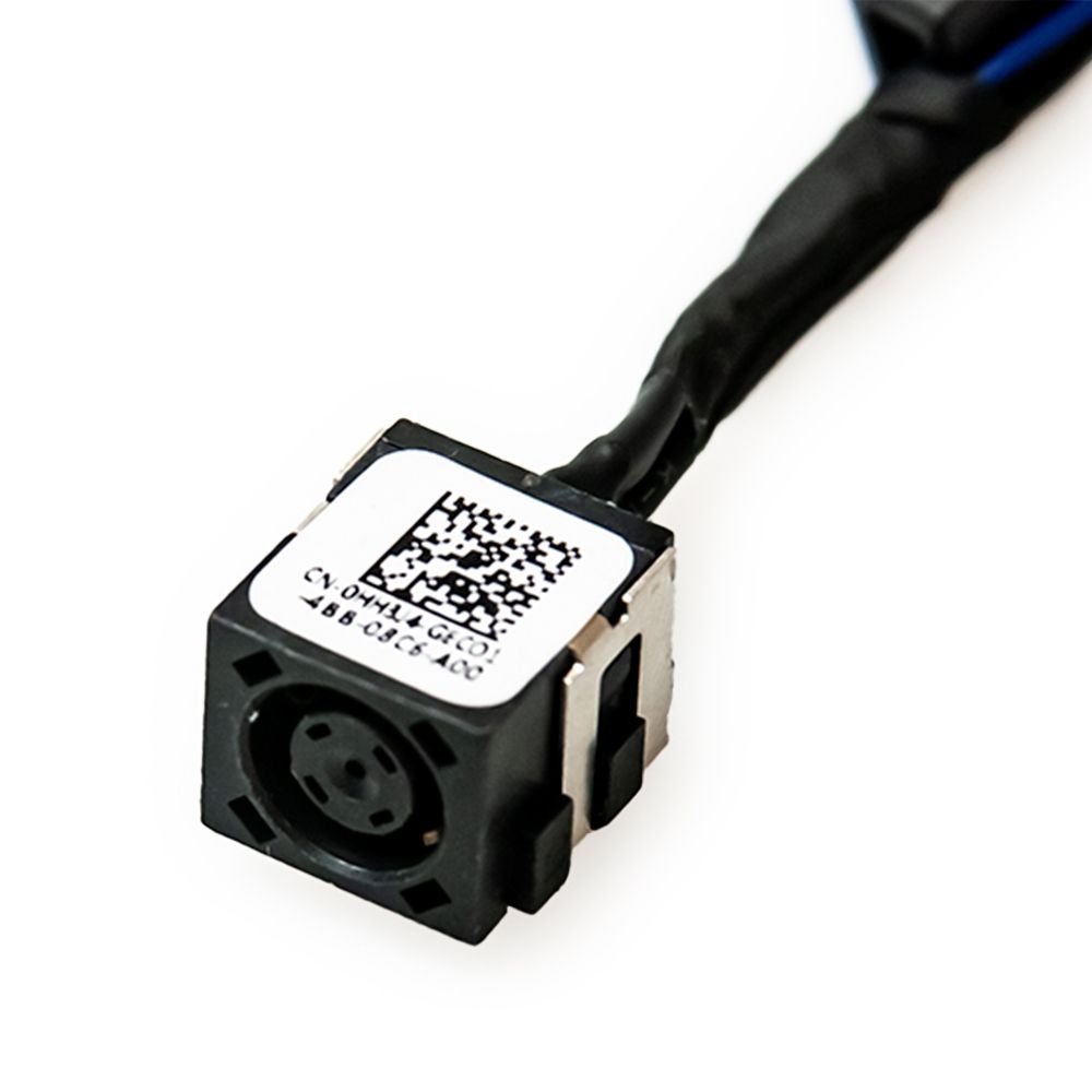 DC Jack para Notebook Dell Latitude E6440 0HH3J4, 7.4mm x 5.0mm Com Cabo, assegura uma recarga estável e eficiente e 3 meses de garantia.