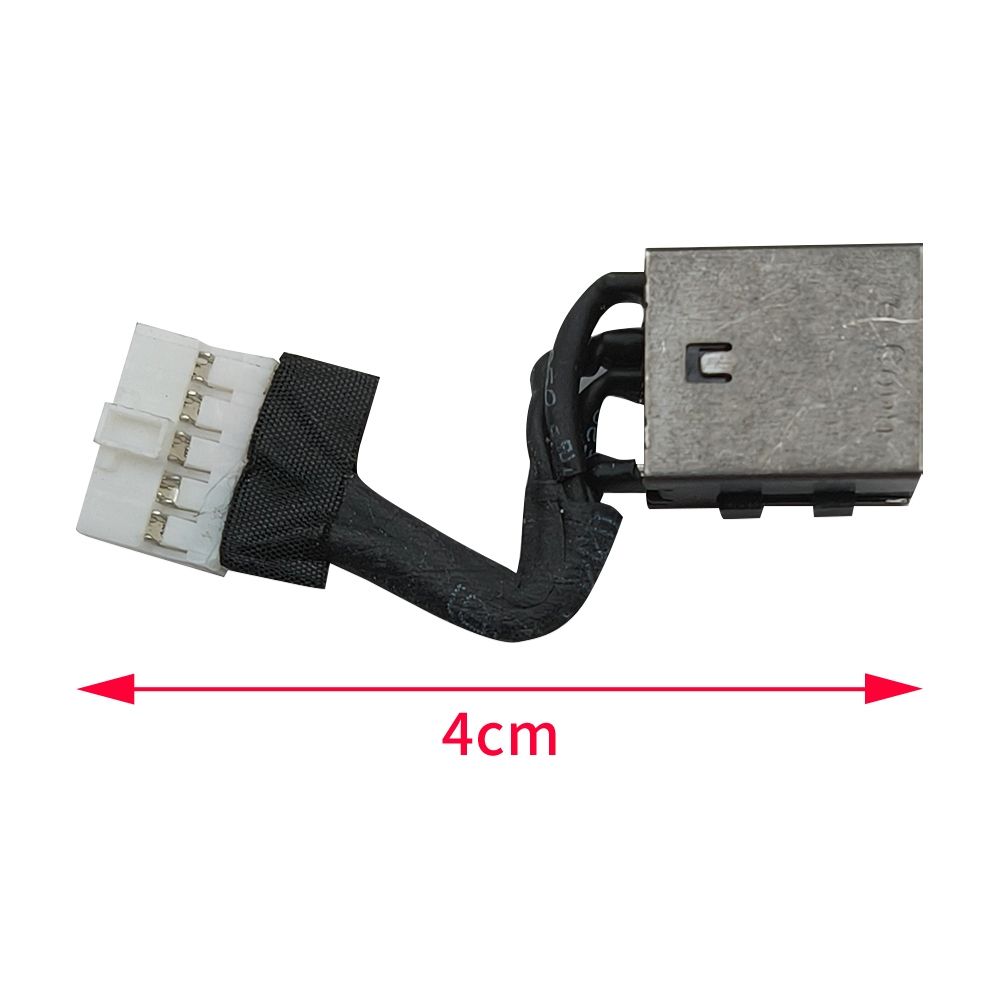 DC Jack para Notebook Dell Latitude E7290, 7.4mm x 5.0mm Com Cabo, assegura uma recarga estável e eficiente e 3 meses de garantia.