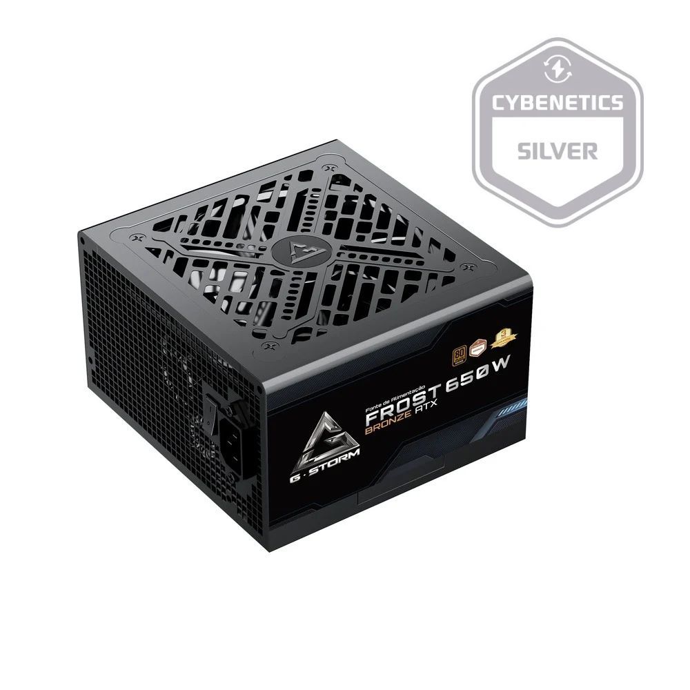 Fonte de Alimentação GStorm Frost ATX 3.1 650W Cybenetics Bronze