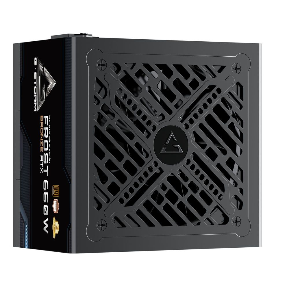Fonte de Alimentação GStorm Frost ATX 3.1 650W Cybenetics Bronze