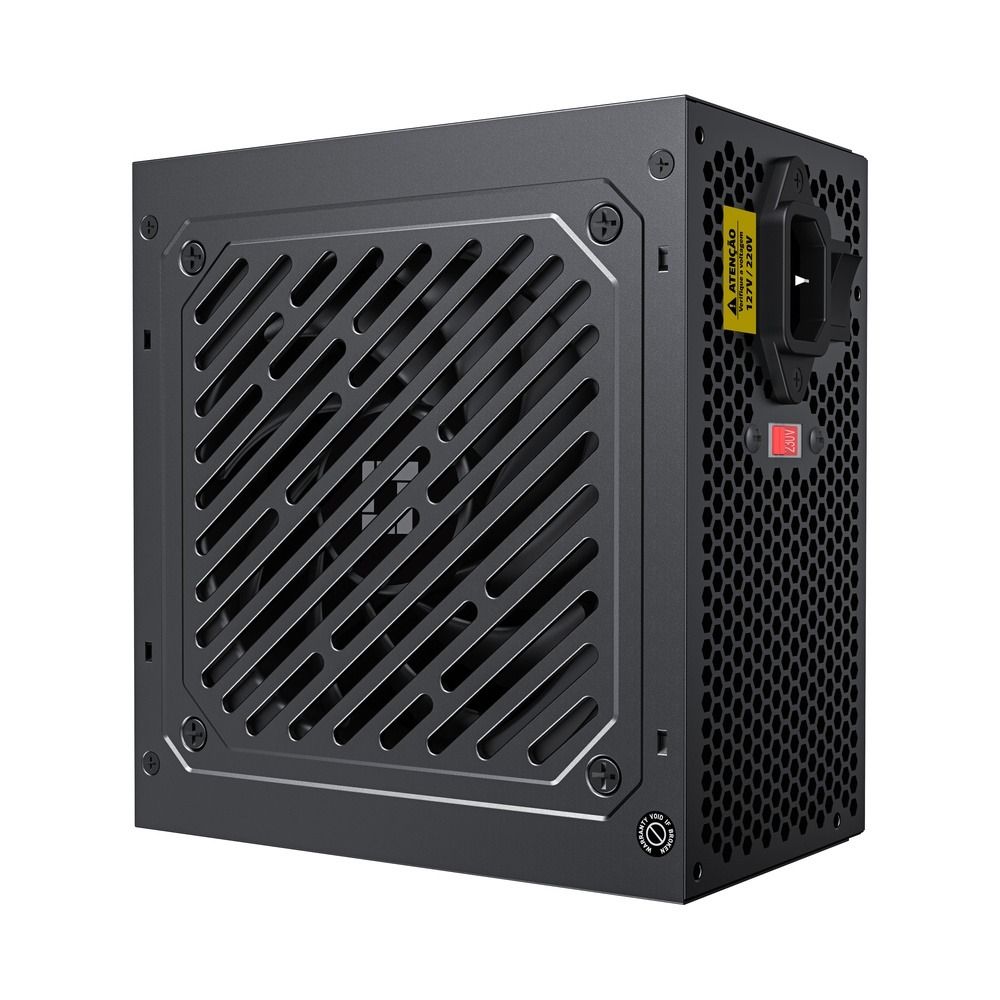 Fonte de Alimentação LeaderTech ATX 600W LT-600W Bivolt Preto