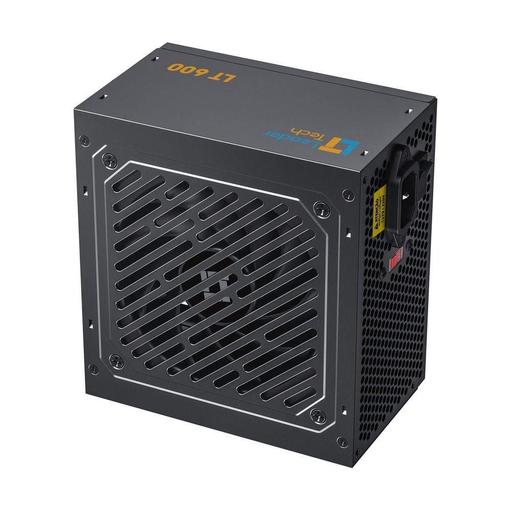 Fonte de Alimentação LeaderTech ATX 600W LT-600W Bivolt Preto