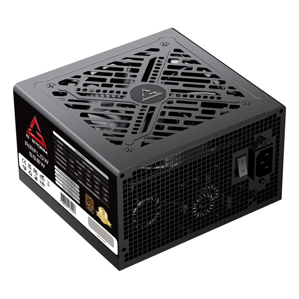 Fonte de Alimentação GStorm Airflow ATX 550W 80 Plus Bronze