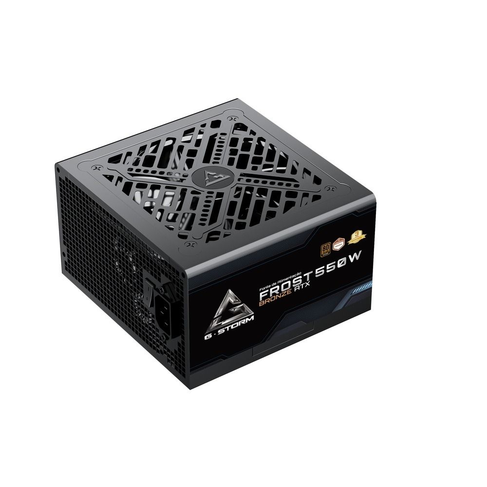 Fonte de Alimentação GStorm Frost ATX 3.1 550W Cybenetics Bronze