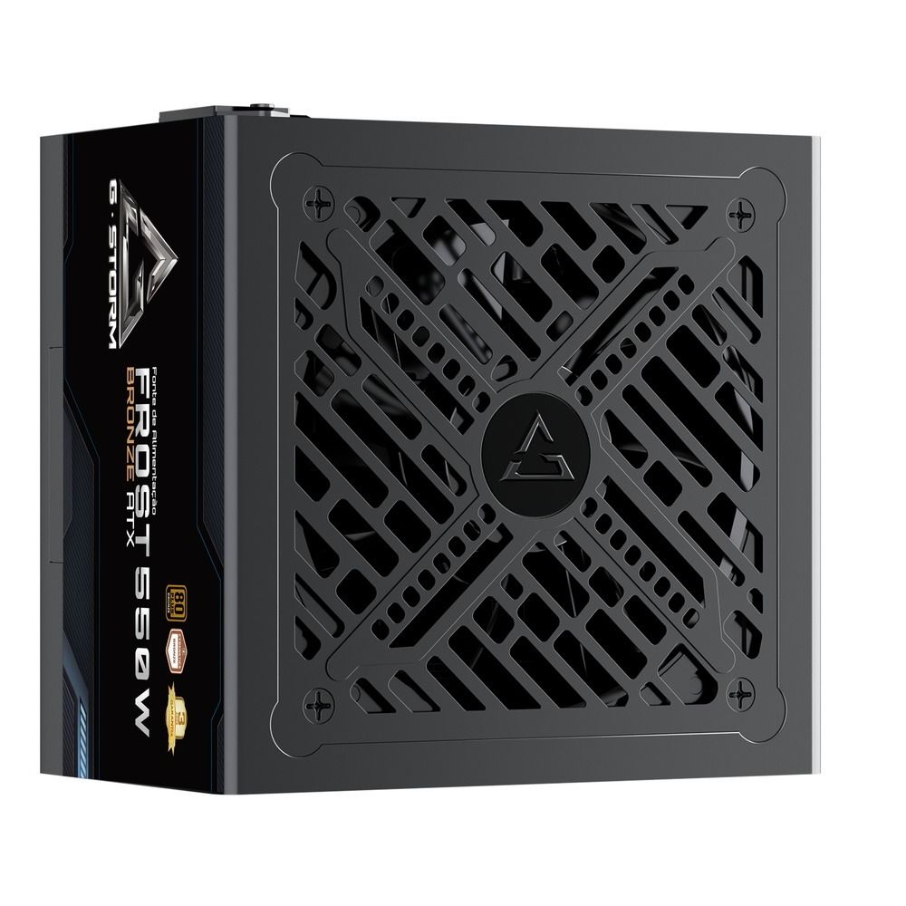 Fonte de Alimentação GStorm Frost ATX 3.1 550W Cybenetics Bronze